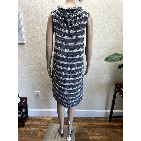 Free People Boho Folksong Knit Striped High Low Tunic Large - Picture 7 of 8